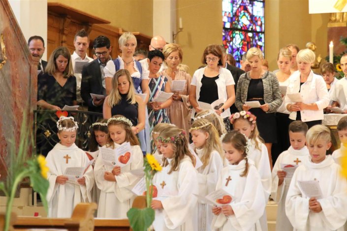 Erstkommunion 2021 – Kirche Schwende